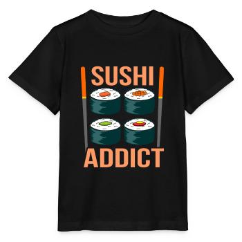 sushi - Stanley/Stella MINI CREATOR Kids’ T-Shirt - black - Front - Mikhail (115cm)