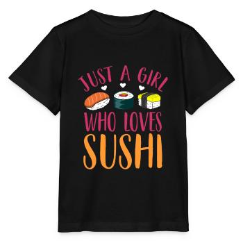 Sushi - T-shirt bio MINI CREATOR Stanley/Stella Enfant - noir - Devant - Mikhail (115cm)