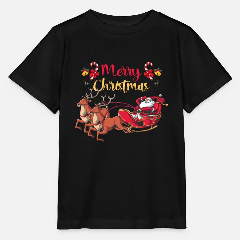 Weihnachtsmann - Stanley/Stella Kinder T-Shirt MINI CREATOR  - Schwarz