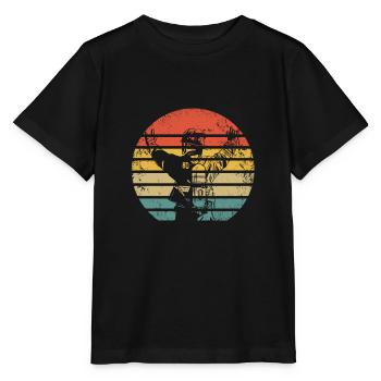 Pompier pompier pompier - T-shirt bio MINI CREATOR Stanley/Stella Enfant - noir - Devant - Mikhail (115cm)