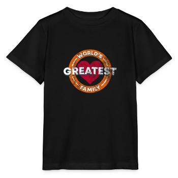 plus grande famille - T-shirt bio MINI CREATOR Stanley/Stella Enfant - noir - Devant - Mikhail (115cm)