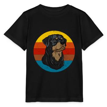 rottweiler - T-shirt bio MINI CREATOR Stanley/Stella Enfant - noir - Devant - Mikhail (115cm)