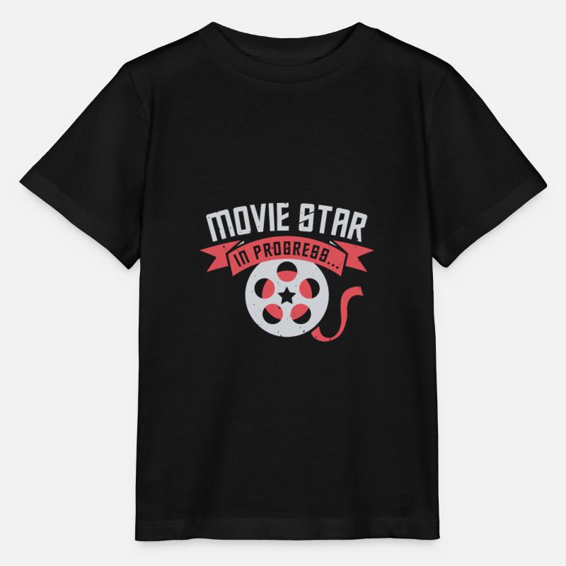 Star de cinéma en cours - T-shirt bio MINI CREATOR Stanley/Stella Enfant - noir