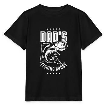 Dad Fishing Buddy - Stanley/Stella MINI CREATOR Kids’ T-Shirt - black - Front - Mikhail (115cm)