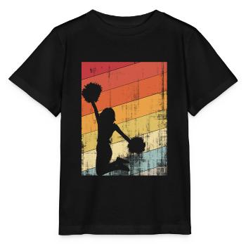 Cheerleading-Jubel - Stanley/Stella Kinder T-Shirt MINI CREATOR  - Schwarz - Vorne - Mikhail (115cm)