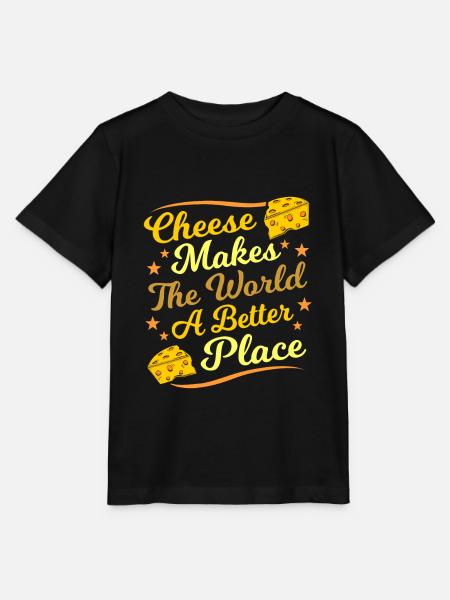 Käse - Stanley/Stella Kinder T-Shirt MINI CREATOR - Schwarz