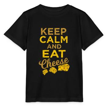cheese - Stanley/Stella MINI CREATOR Kids’ T-Shirt - black - Front - Mikhail (115cm)