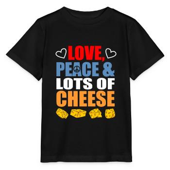 Käse - Stanley/Stella Kinder T-Shirt MINI CREATOR  - Schwarz - Vorne - Mikhail (115cm)