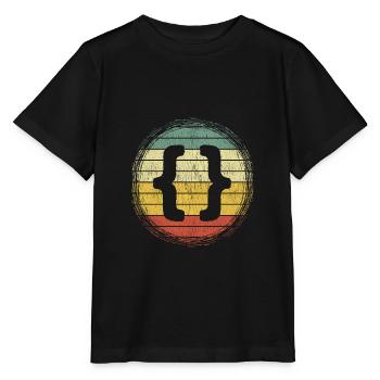 Développeur Web Programmeur CSS code HTML - T-shirt bio MINI CREATOR Stanley/Stella Enfant - noir - Devant - Mikhail (115cm)