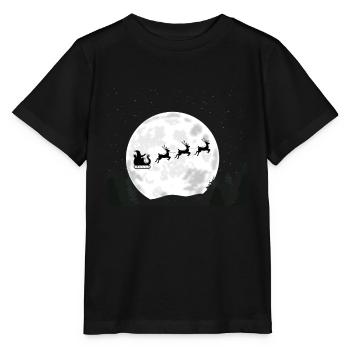 Weihnachtsmann Weihnachten Rentier Weihnacht - Stanley/Stella Kinder T-Shirt MINI CREATOR  - Schwarz - Vorne - Mikhail (115cm)