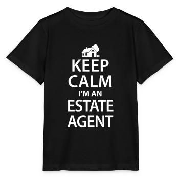 Immobilienmakler - Stanley/Stella Kinder T-Shirt MINI CREATOR  - Schwarz - Vorne - Mikhail (115cm)