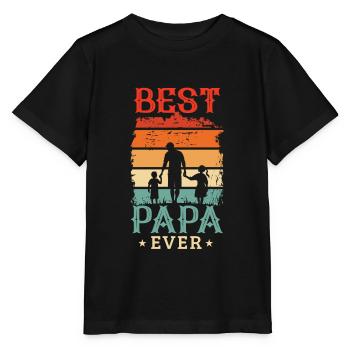 Dad dad - Stanley/Stella MINI CREATOR Kids’ T-Shirt - black - Front - Mikhail (115cm)