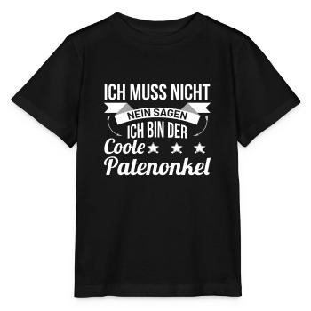 Patenkind Patenonkel Geschenkidee Geschenk Spruch - Stanley/Stella Kinder T-Shirt MINI CREATOR  - Schwarz - Vorne - Mikhail (115cm)