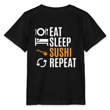 Sushi - T-shirt bio MINI CREATOR Stanley/Stella Enfant - noir - Devant - Mikhail (115cm)