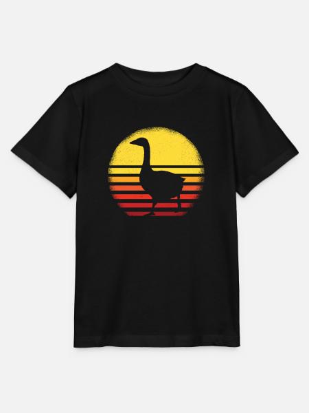 Gänse - Stanley/Stella Kinder T-Shirt MINI CREATOR  - Schwarz