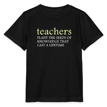 Teacher Teacher - Stanley/Stella MINI CREATOR Kids’ T-Shirt - black - Front - Mikhail (115cm)