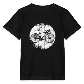 Racing bike - Stanley/Stella MINI CREATOR Kids’ T-Shirt - black - Front - Mikhail (115cm)