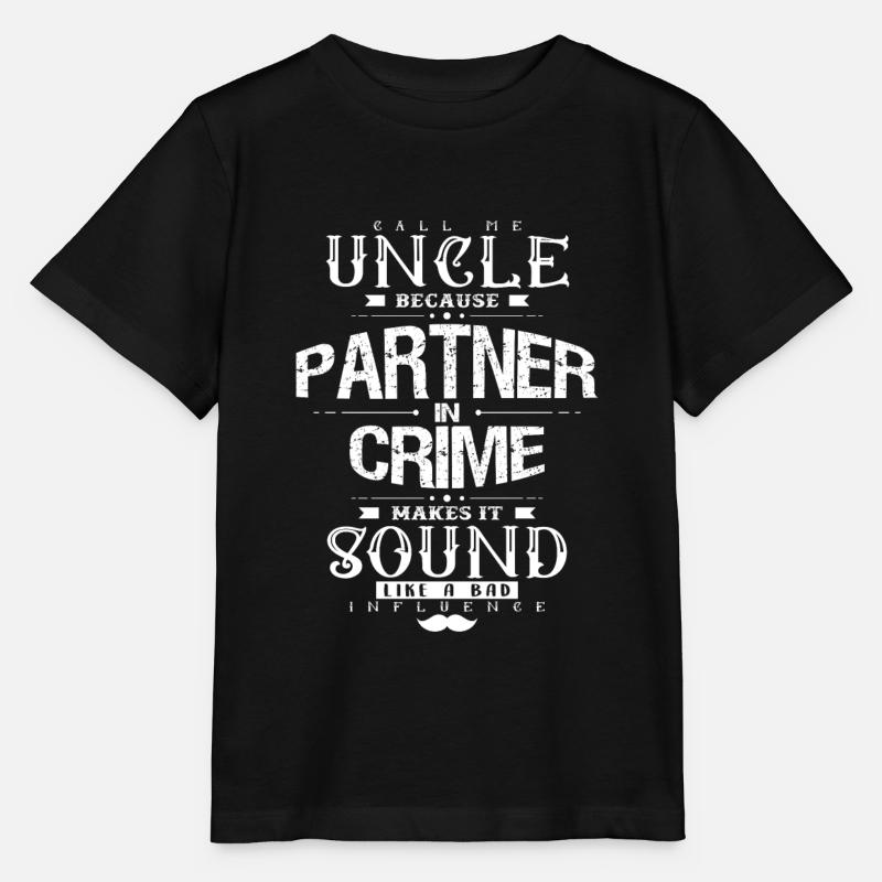 Uncle - Stanley/Stella MINI CREATOR Kids’ T-Shirt - black