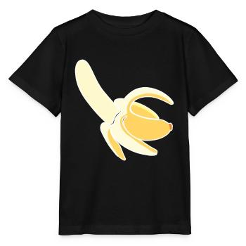Banana Fruit Banana Lovers Banana Men - Stanley/Stella MINI CREATOR Kids’ T-Shirt - black - Front - Mikhail (115cm)