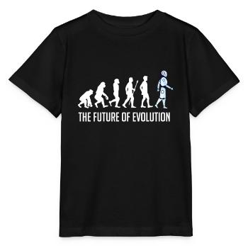 the future of evolution roboter - Stanley/Stella Kinder T-Shirt MINI CREATOR  - Schwarz - Vorne - Mikhail (115cm)