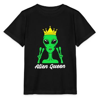 Alien Königin - Stanley/Stella Kinder T-Shirt MINI CREATOR  - Schwarz - Vorne - Mikhail (115cm)