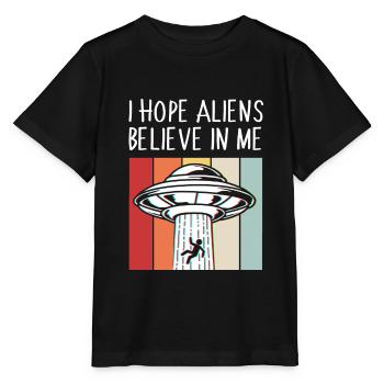 Alien - Stanley/Stella Kinder T-Shirt MINI CREATOR  - Schwarz - Vorne - Mikhail (115cm)