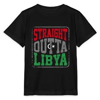 Libye - T-shirt bio MINI CREATOR Stanley/Stella Enfant - noir - Devant - Mikhail (115cm)