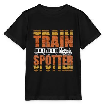 train - T-shirt bio MINI CREATOR Stanley/Stella Enfant - noir - Devant - Mikhail (115cm)