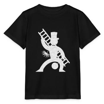 Schornsteinfeger - Stanley/Stella Kinder T-Shirt MINI CREATOR  - Schwarz - Vorne - Mikhail (115cm)