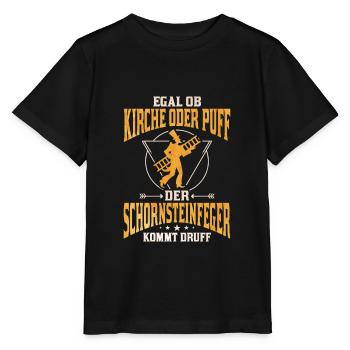 Schornsteinfeger - Stanley/Stella Kinder T-Shirt MINI CREATOR  - Schwarz - Vorne - Mikhail (115cm)