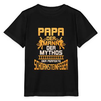 Schornsteinfeger - Stanley/Stella Kinder T-Shirt MINI CREATOR  - Schwarz - Vorne - Mikhail (115cm)
