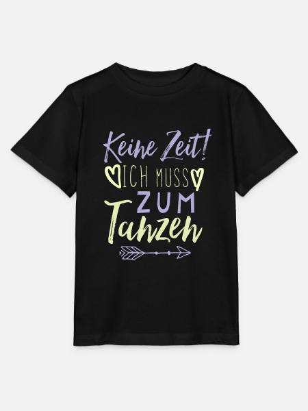 Tanzen Spruch lustig - Stanley/Stella Kinder T-Shirt MINI CREATOR  - Schwarz