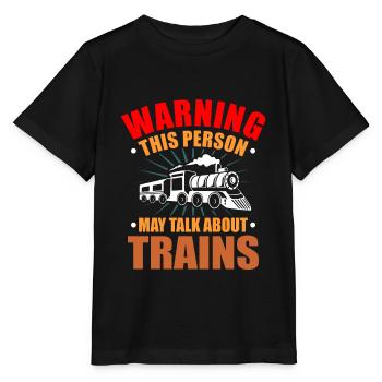 train - Stanley/Stella MINI CREATOR Kids’ T-Shirt - black - Front - Mikhail (115cm)