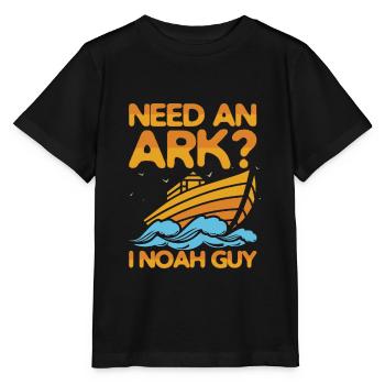 Need an Ark? I Noah Guy Funny Christian Gift - Stanley/Stella MINI CREATOR Kids’ T-Shirt - black - Front - Mikhail (115cm)