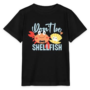Meeresfrüchte Schalentier Geschenkidee - Stanley/Stella Kinder T-Shirt MINI CREATOR  - Schwarz - Vorne - Mikhail (115cm)