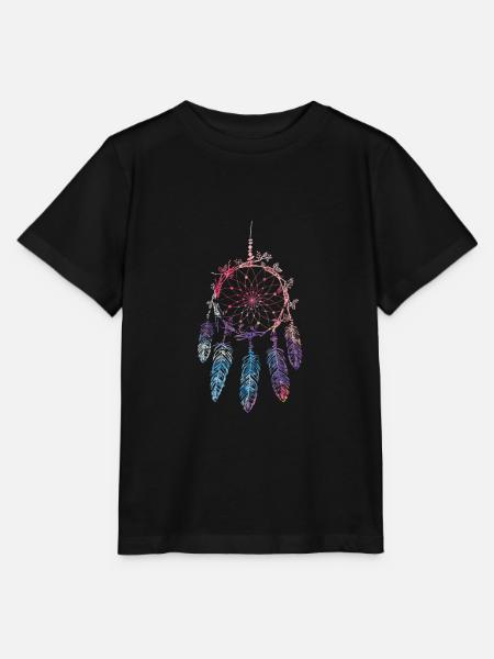 Traumfänger - Stanley/Stella Kinder T-Shirt MINI CREATOR - Schwarz