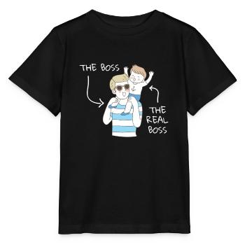 Papa Son - Stanley/Stella MINI CREATOR Kids’ T-Shirt - black - Front - Mikhail (115cm)
