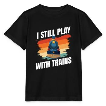 train - T-shirt bio MINI CREATOR Stanley/Stella Enfant - noir - Devant - Mikhail (115cm)