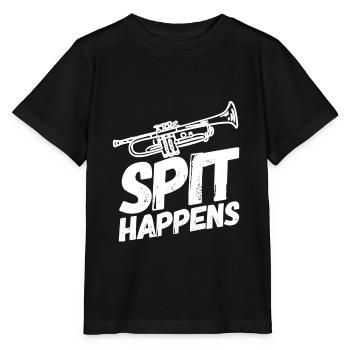 Trumpet Trumpets Trumpeter Spit - Stanley/Stella MINI CREATOR Kids’ T-Shirt - black - Front - Mikhail (115cm)