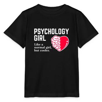 Psychologie Fille - T-shirt bio MINI CREATOR Stanley/Stella Enfant - noir - Devant - Mikhail (115cm)