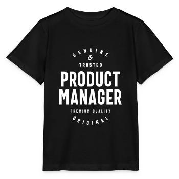 Product Manager Job Title Gift - Stanley/Stella MINI CREATOR Kids’ T-Shirt - black - Front - Mikhail (115cm)