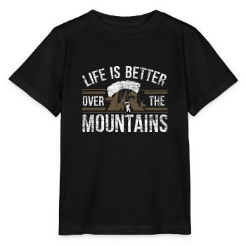 Paragliding Gleitschirm - Stanley/Stella Kinder T-Shirt MINI CREATOR  - Schwarz - Vorne - Mikhail (115cm)