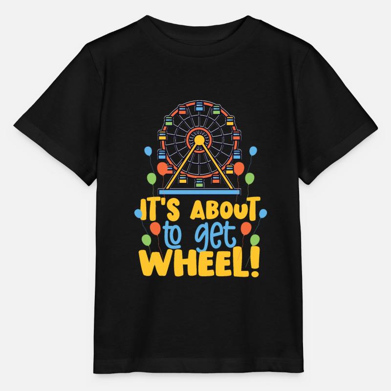 Cadeau de grande roue - T-shirt bio MINI CREATOR Stanley/Stella Enfant - noir
