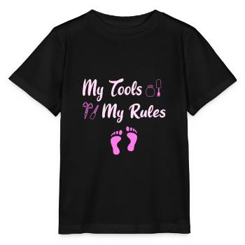 Soin des pieds Soin des ongles - T-shirt bio MINI CREATOR Stanley/Stella Enfant - noir - Devant - Mikhail (115cm)