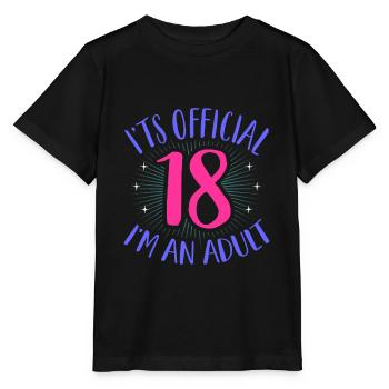 18. Geburtstag - Stanley/Stella Kinder T-Shirt MINI CREATOR  - Schwarz - Vorne - Mikhail (115cm)