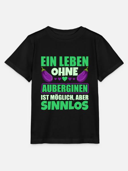 Aubergine - Stanley/Stella Kinder T-Shirt MINI CREATOR - Schwarz