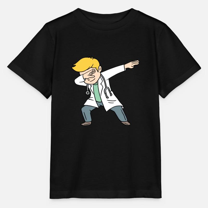 Dabbing Doktor Doktorand Abschluss Doktortitel - Stanley/Stella Kinder T-Shirt MINI CREATOR  - Schwarz