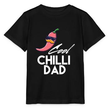 Chilli Spruch Papa - Stanley/Stella Kinder T-Shirt MINI CREATOR  - Schwarz - Vorne - Mikhail (115cm)