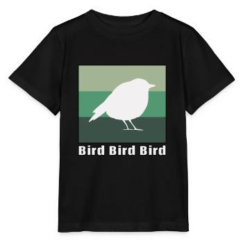 Oiseau oiseau oiseau - T-shirt bio MINI CREATOR Stanley/Stella Enfant - noir - Devant - Mikhail (115cm)