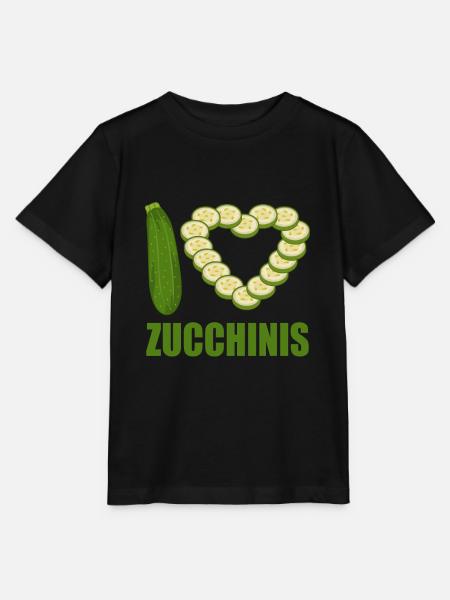 Zucchini - Stanley/Stella Kinder T-Shirt MINI CREATOR  - Schwarz